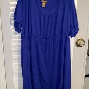 Blue plus size dress 3x